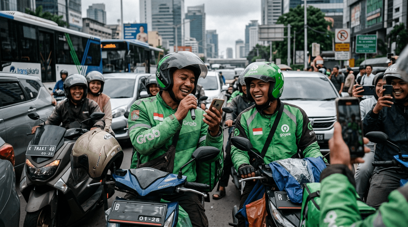Ojol Viral Nyanyi The Weeknd: Adu Panas Dua Driver Ojol Trending Hari Ini