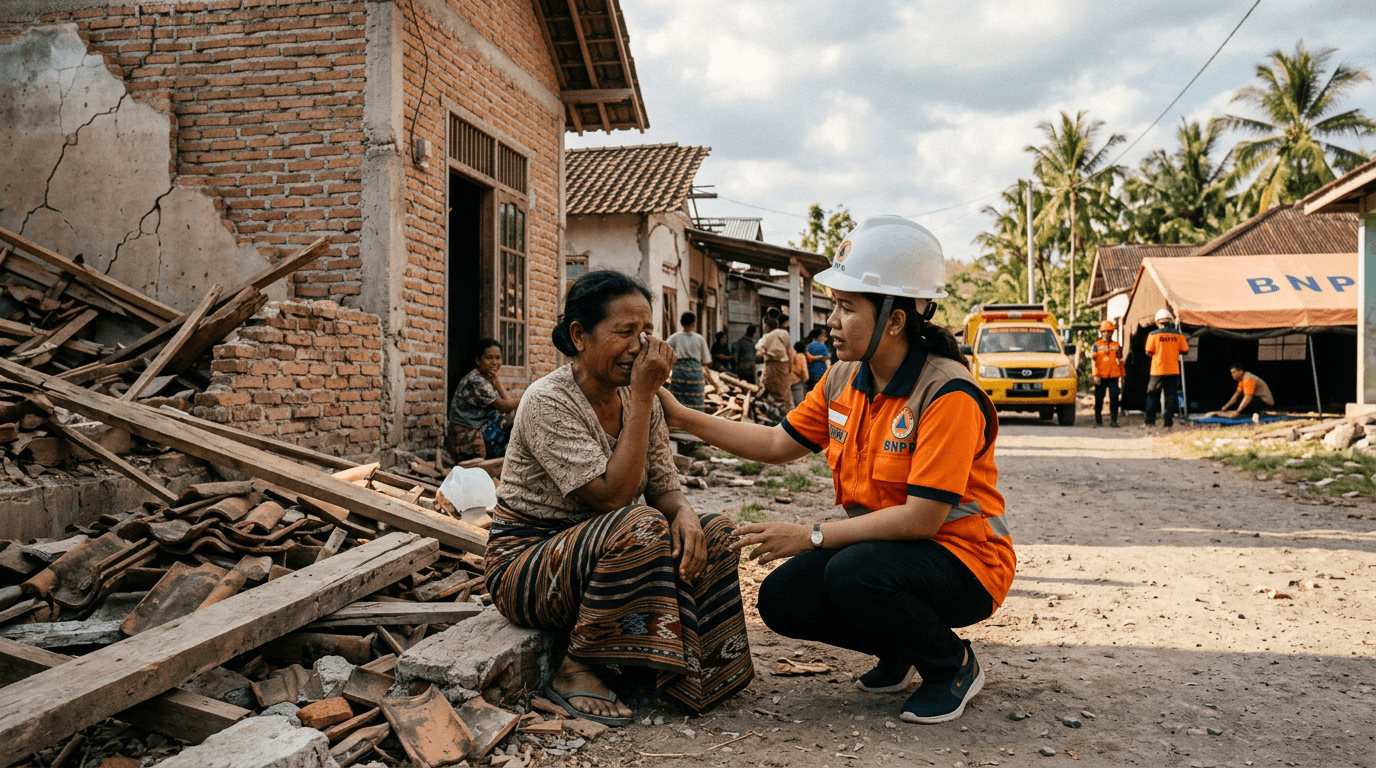 Gempa NTT Kembali Mengguncang, BNPB Luncurkan Status Darurat Bencana
