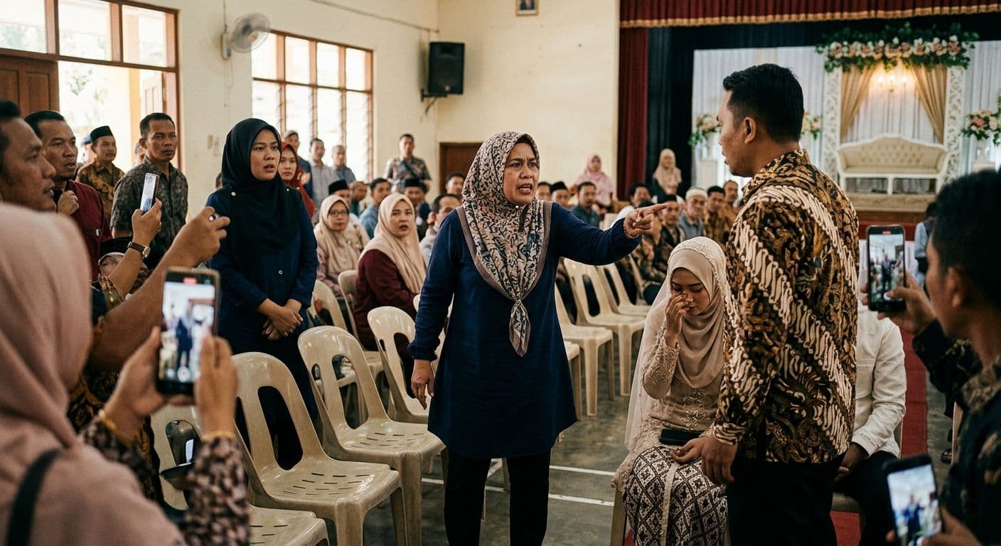 Kronologi Pria Nikah Lagi Dilabrak yang Sedang Viral