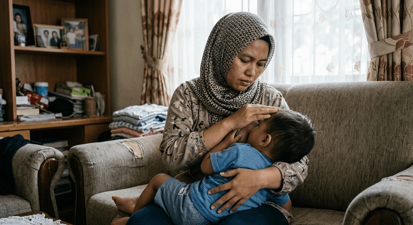 Kronologi Anak Laki-Laki Menyus