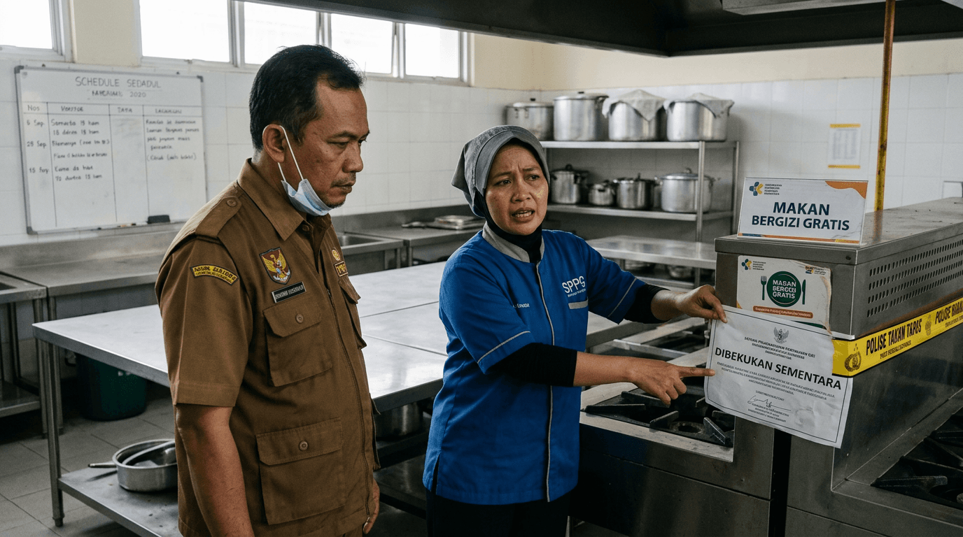 Buntut Kasus Keracunan BGN Bekukan Puluhan Dapur SPPG