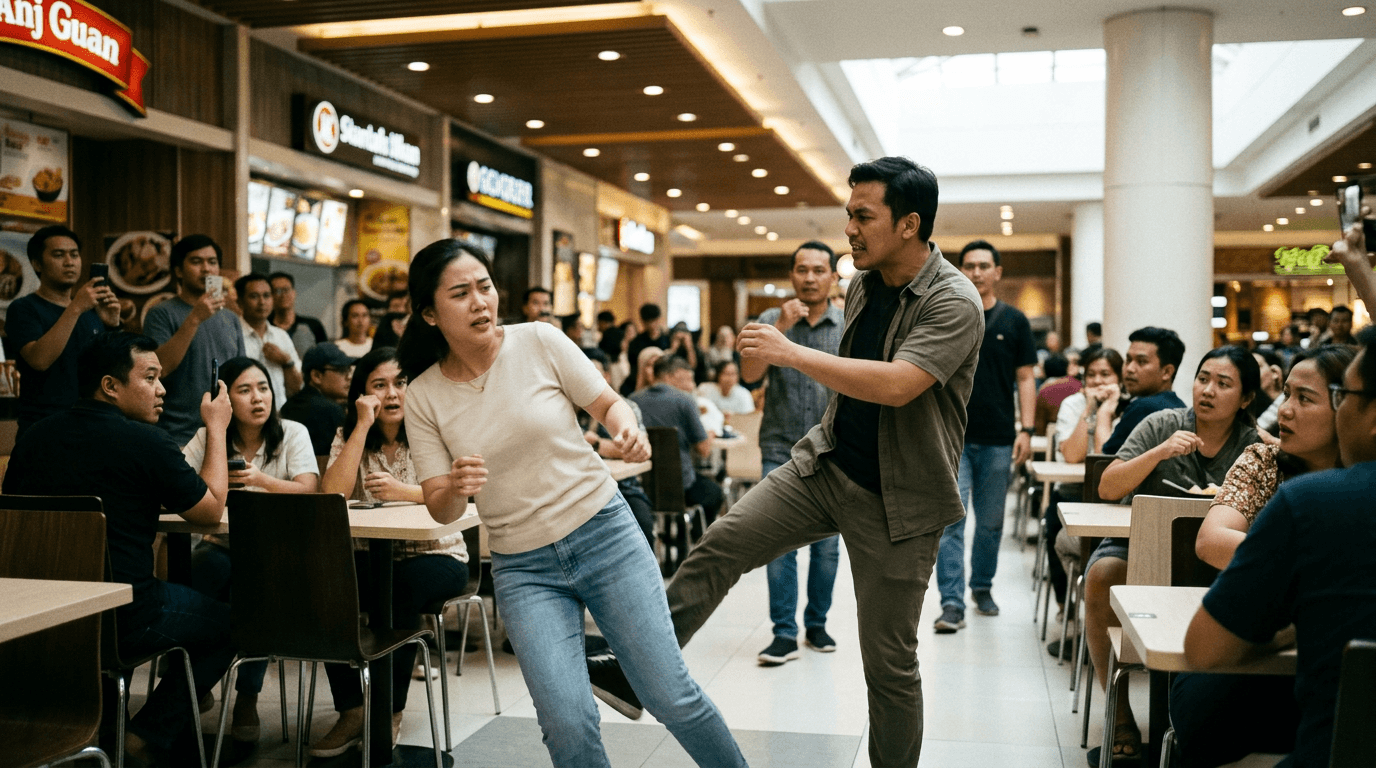 Viral Pria Tendang Wanita di Senayan City Jadi Sorotan Publik