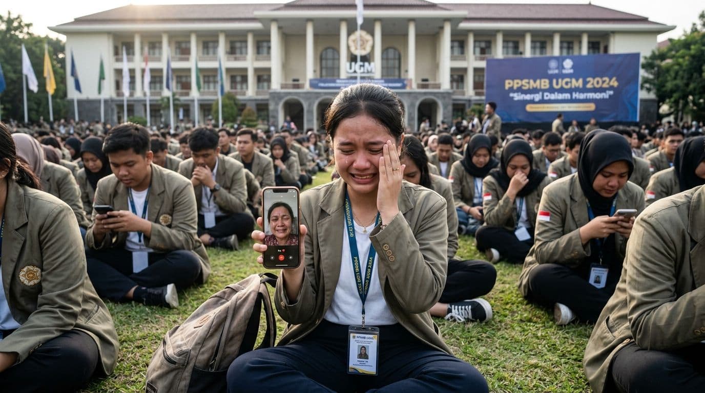 Viral Momen Haru Mahasiswa Baru UGM Saat PPSMB