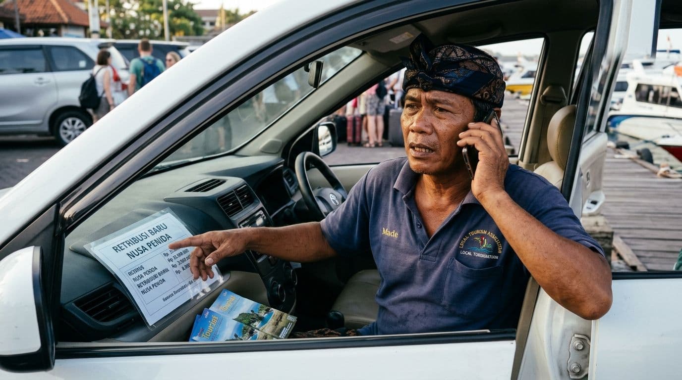 Viral Driver Curhat Turis Batal ke Nusa Penida
