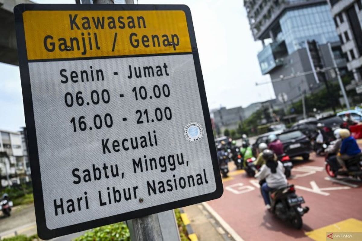 Pemprov DKI Jakarta Kembali Berlakukan Ganjil Genap di 26 Ruas Jalan