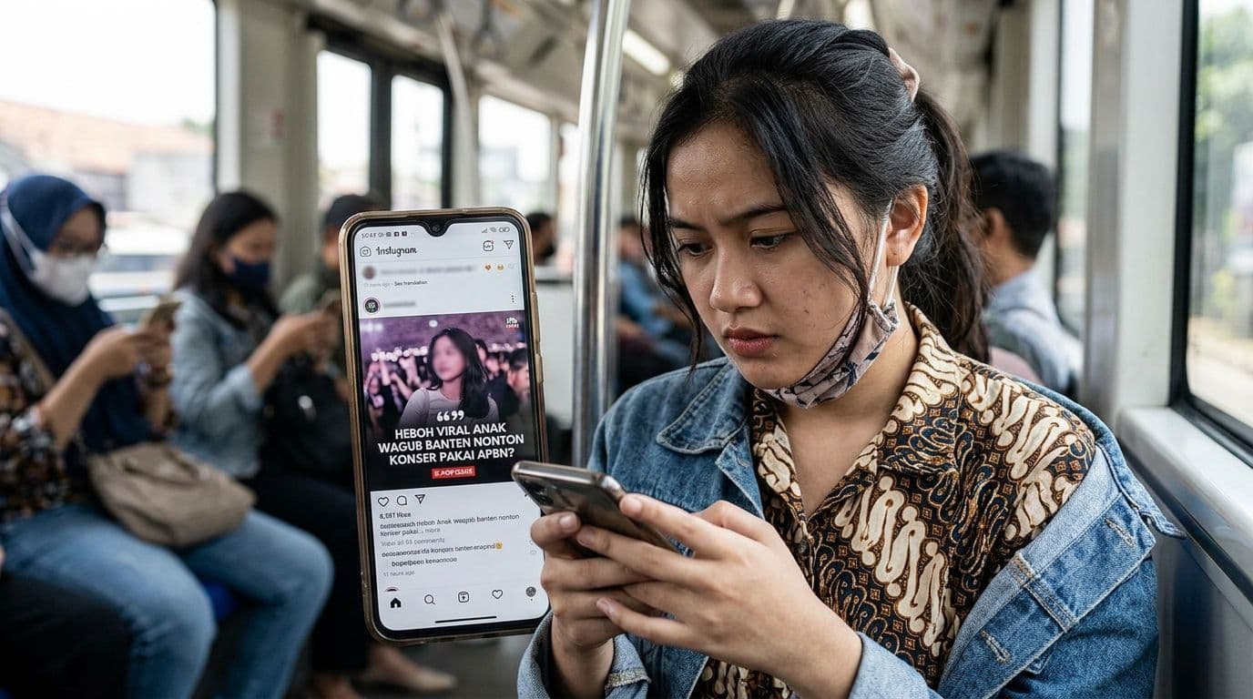 Heboh Viral Anak Wagub Banten Nonton Konser Pakai APBN?
