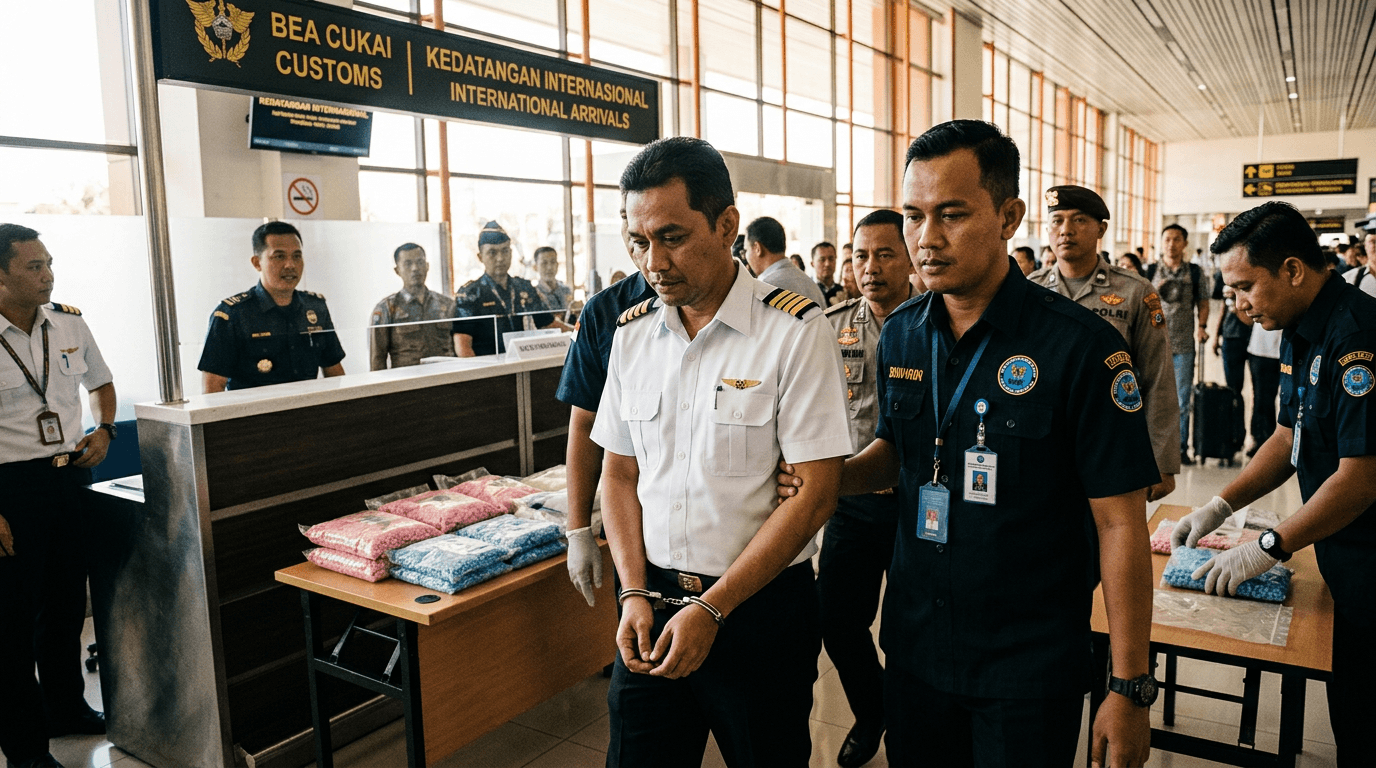 Kronologi Penangkapan Kopilot Asing Pen