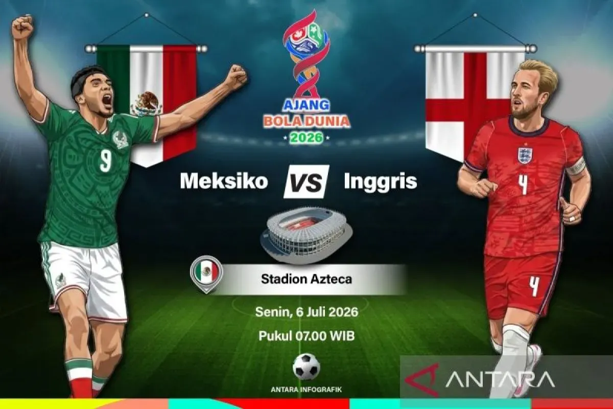 Drama Lima Gol! Inggris Tumbangkan Meksiko 3-2 Meski Bermain dengan 10 Orang
