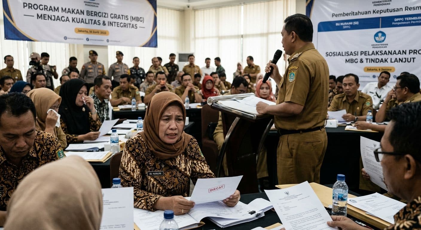 Penyebab 249 Kepala SPPG Dipecat dari Program MBG