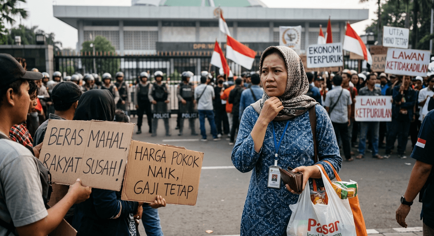 Ekonom Ungkap Keresahan Ekonomi Jadi Pemicu Demo