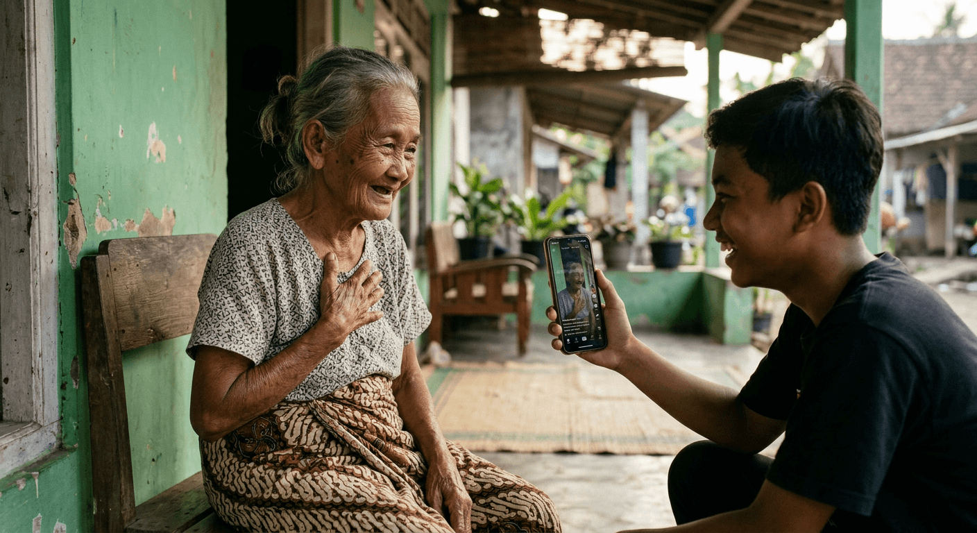 Viral! Kisah Mengharukan Mbah Leginah 'Njaluk Mati' di Media Sosial
