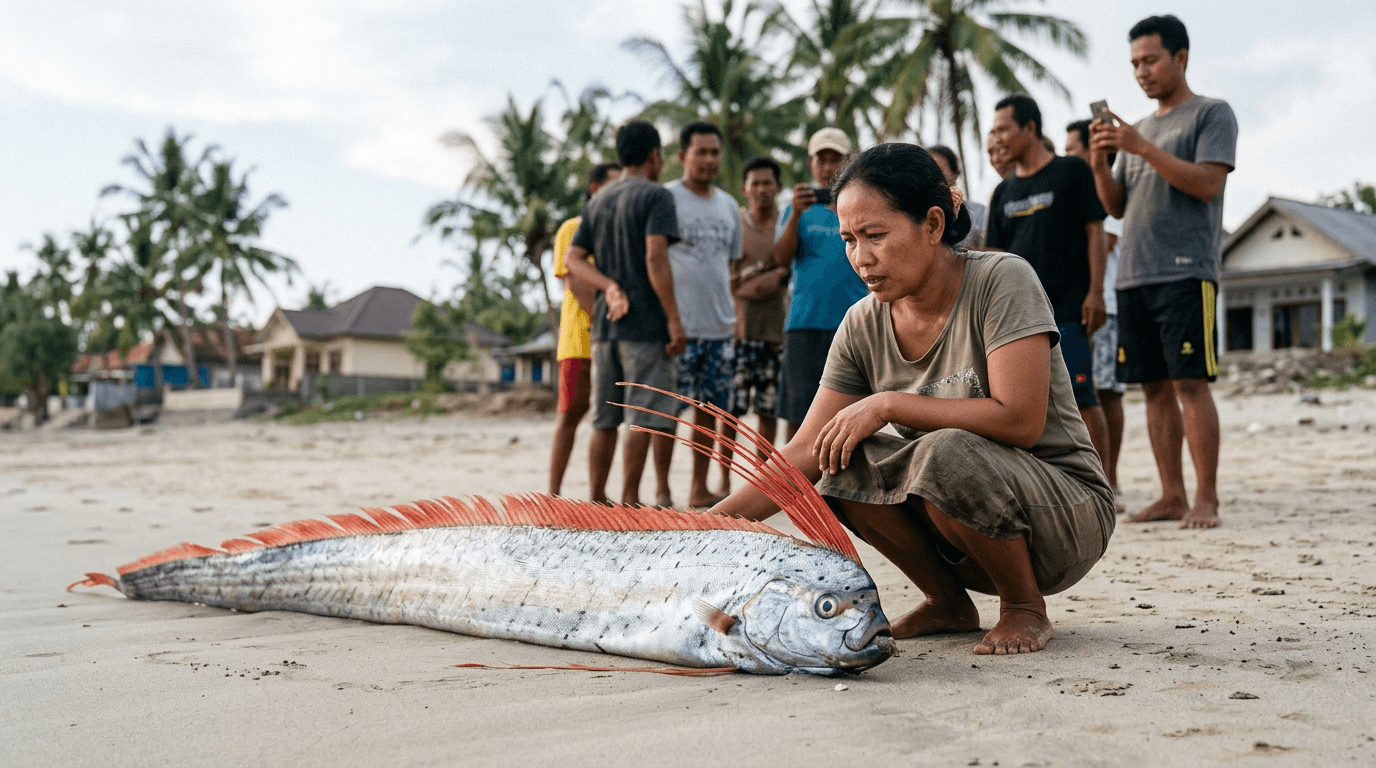 Geger Ikan Kiamat Raksasa Muncul, Apakah Tanda Bencana?