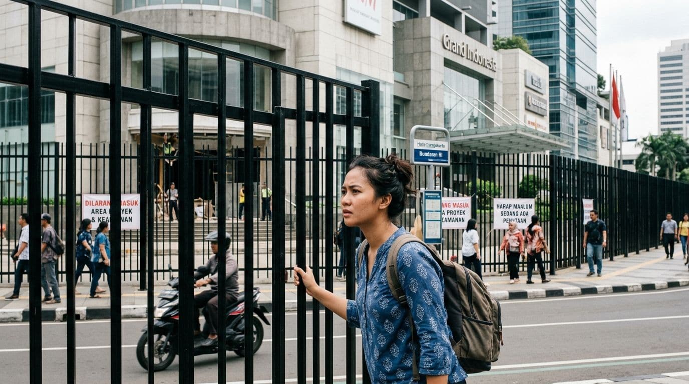 Kenapa Mal Mal Besar Jakarta & Surabaya Mendadak Dipagari?